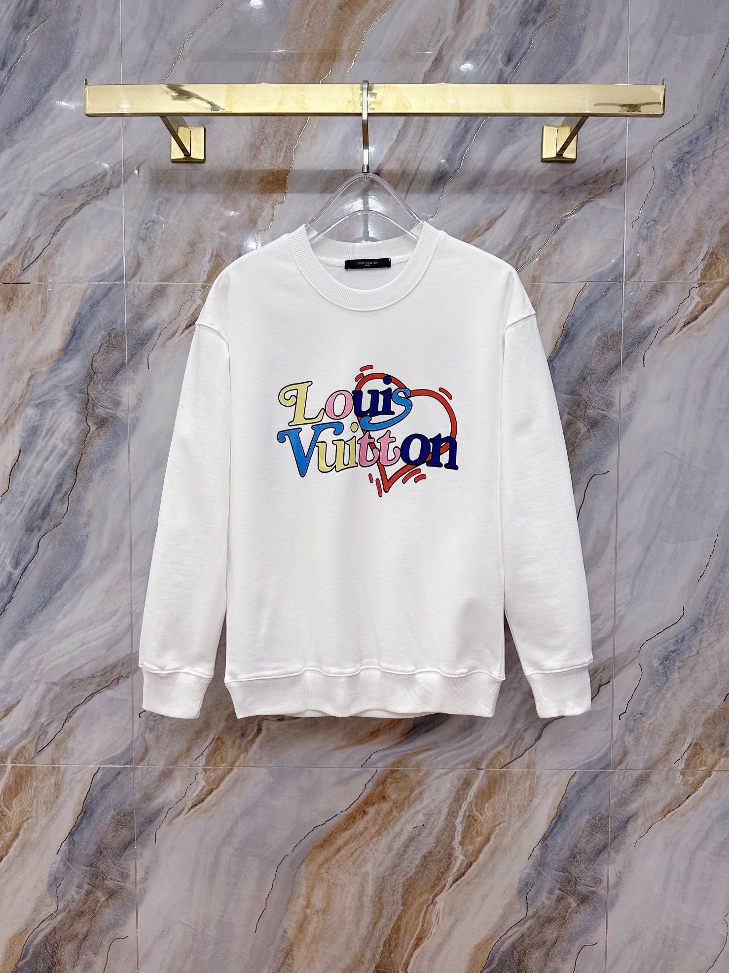 1:1 New arrival basic color crewneck