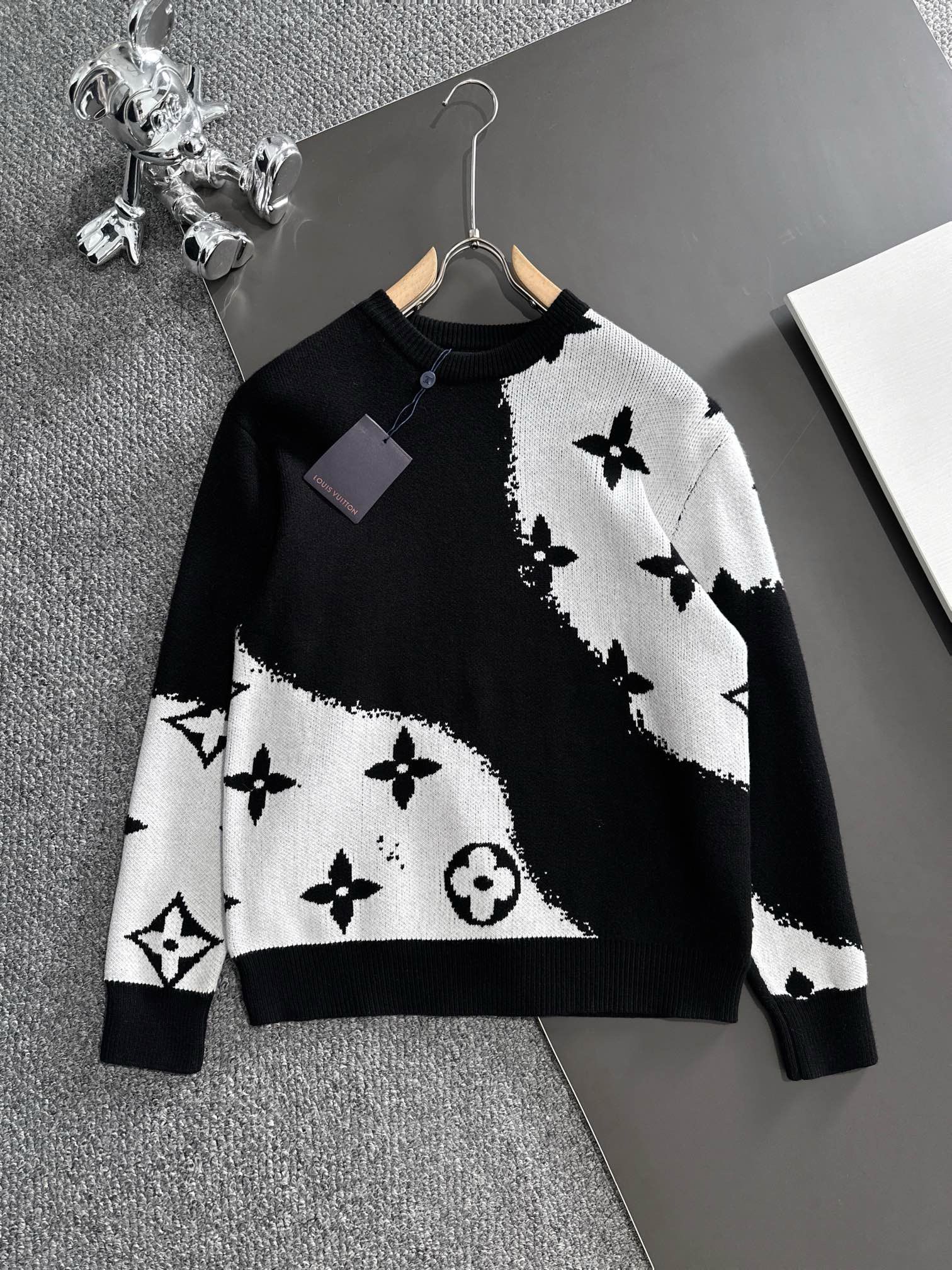 1:1 version new double color sweater