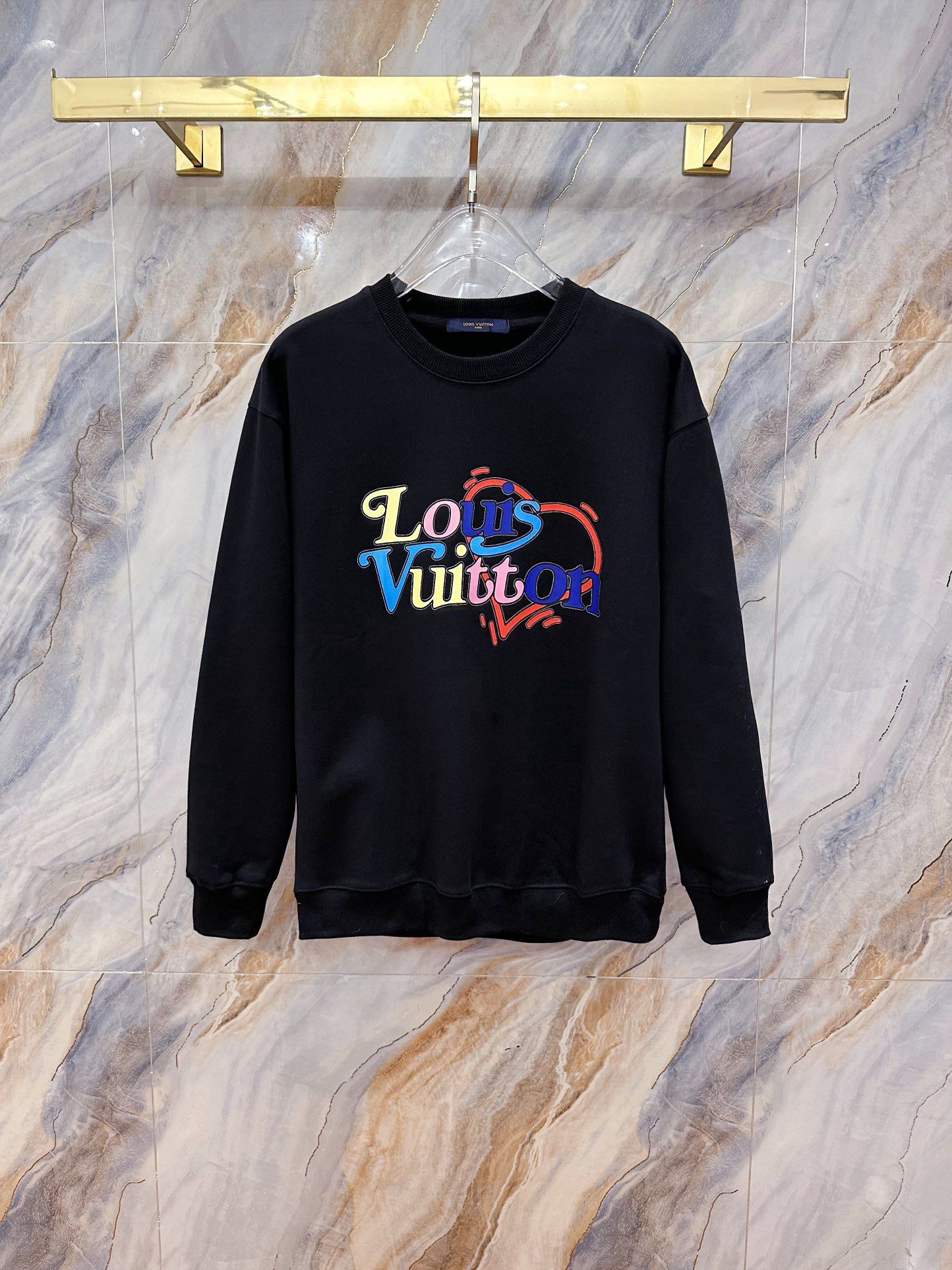 1:1 New arrival basic color crewneck