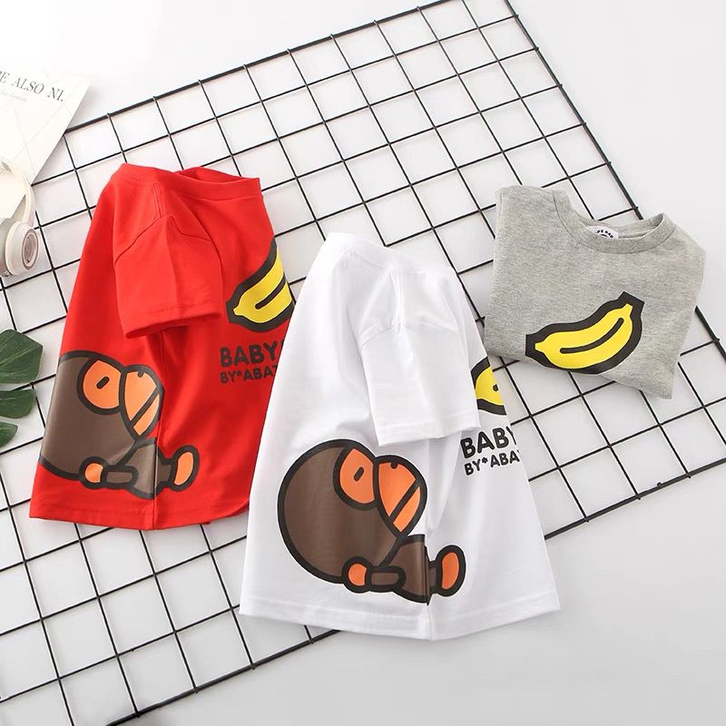 1:1 banana print baby tshirt