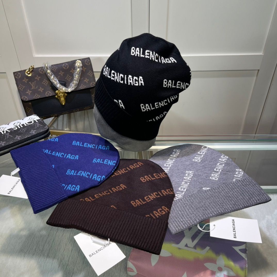 1:1 new full logo print beanie