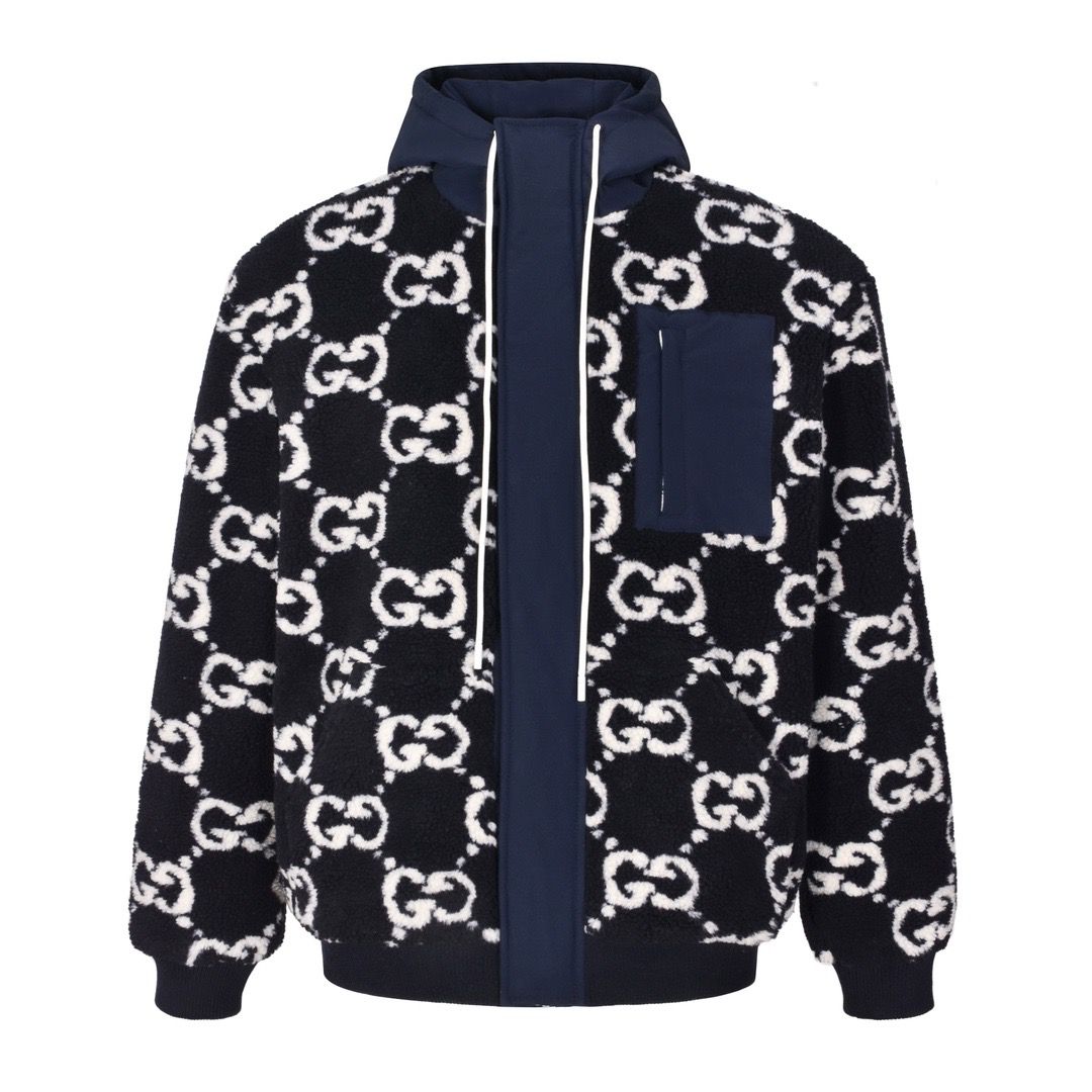 1:1 New full logo jacket