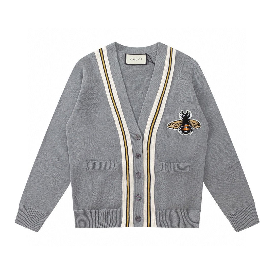 1:1 Version new grey sweater jacket