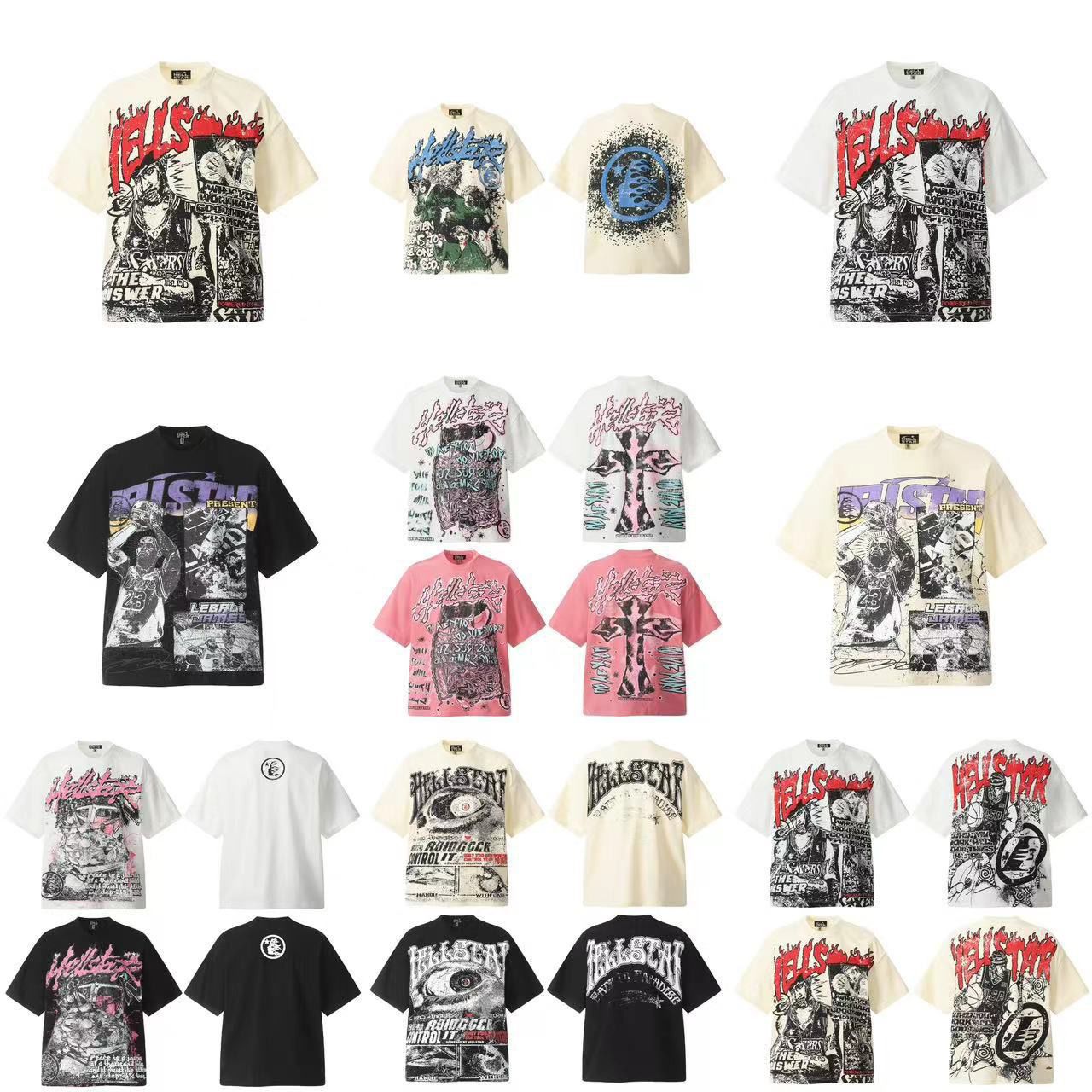 New arrival big graffiti tshirt