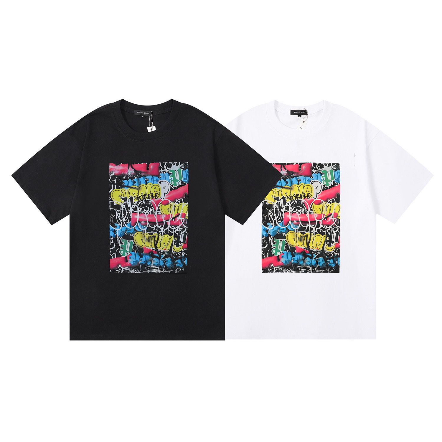 Black and white graffiti tshirt