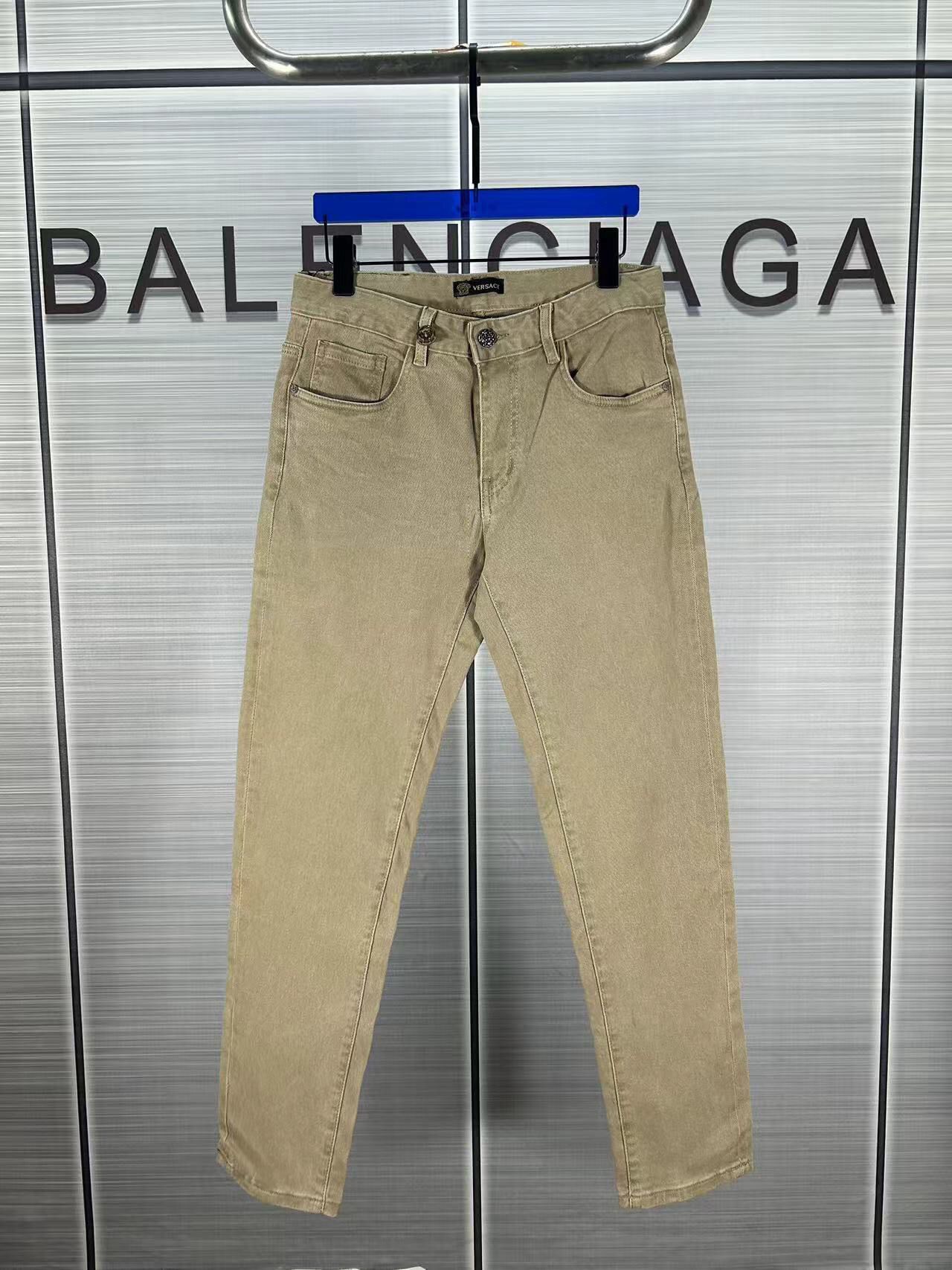 1:1 new washing brown jeans