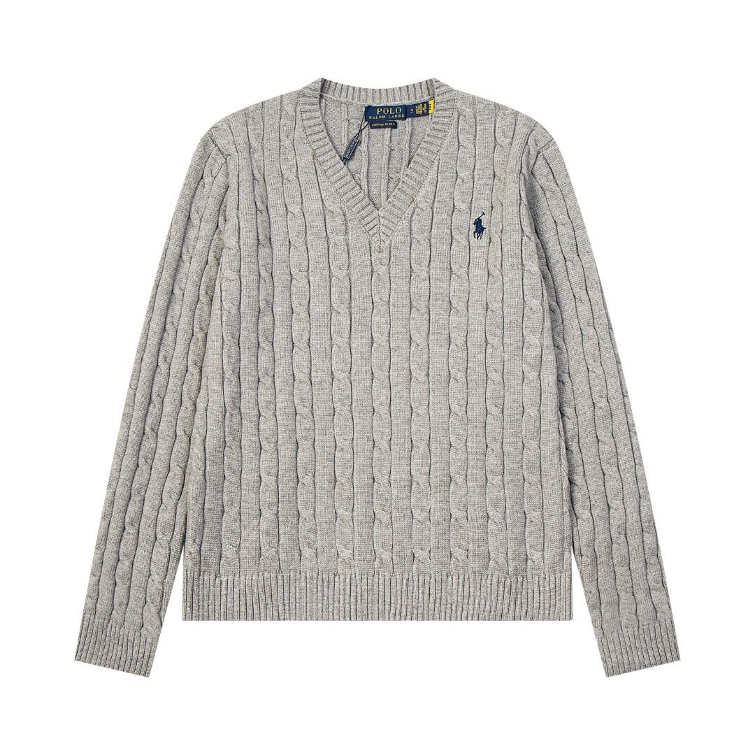 1:1 New 5 colors V neck sweater