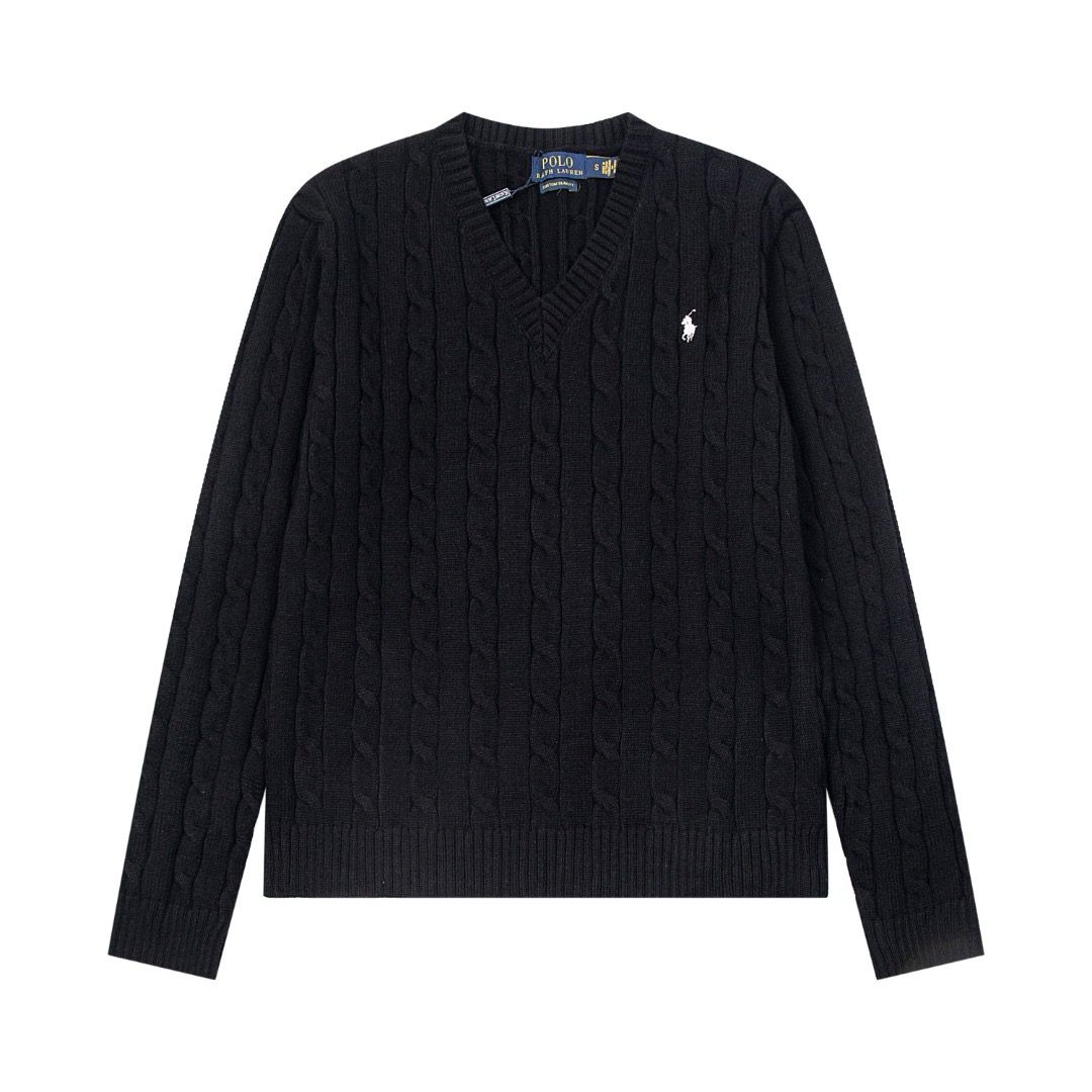 1:1 New 5 colors V neck sweater