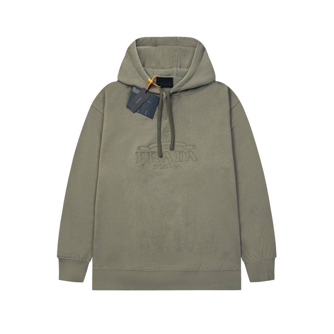 1:1 New olive green hoodie