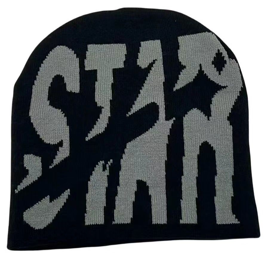 Cross-border fashion joker jacquard knitting beanie