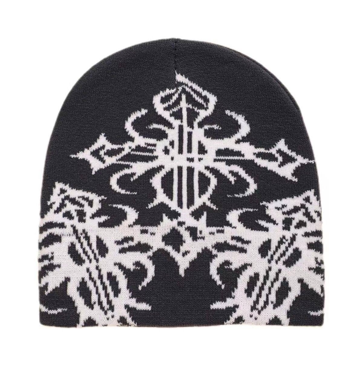 Cross-border fashion joker jacquard knitting beanie