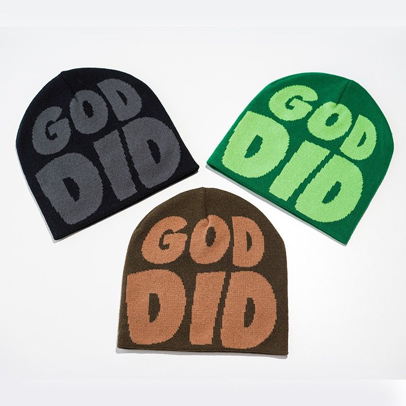 Cross-border fashion joker jacquard knitting beanie