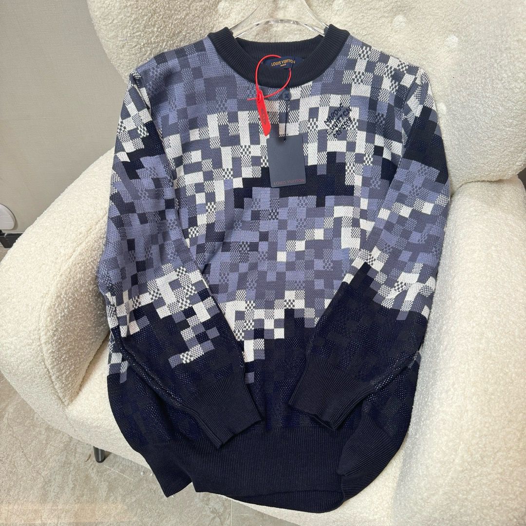 1:1 New arrival blue sweater