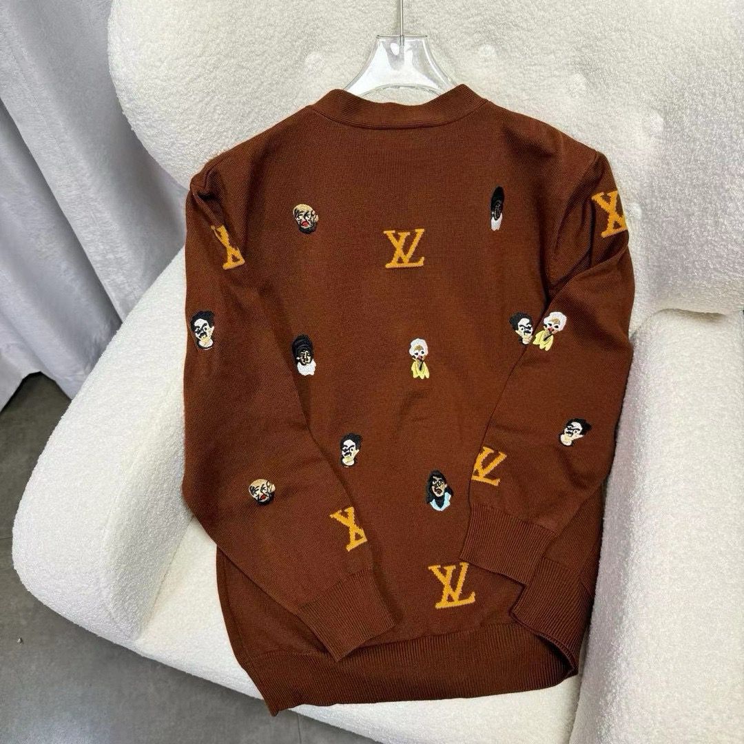 1:1 version brown sweater