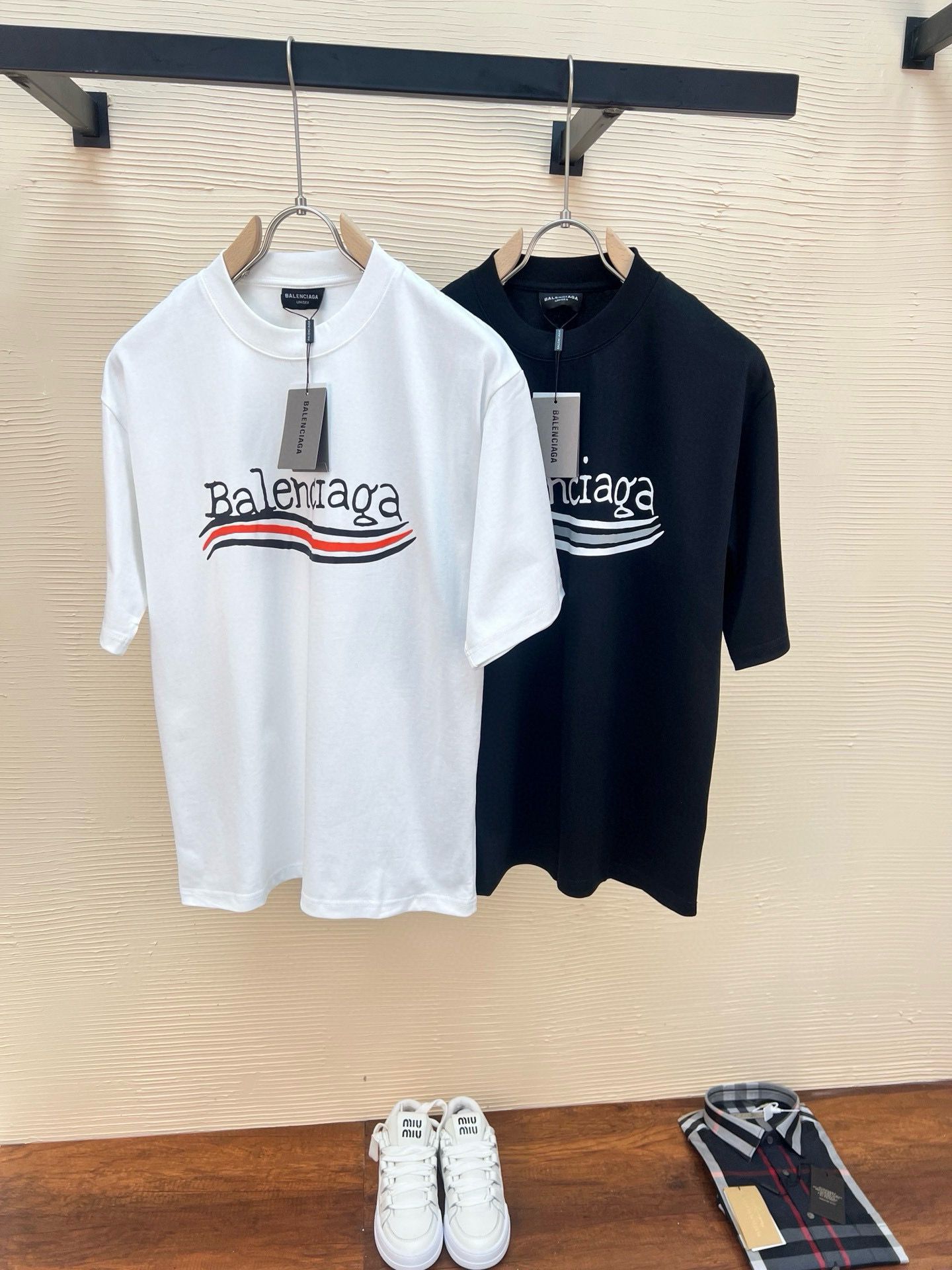 1:1 New classic logo print tshirt