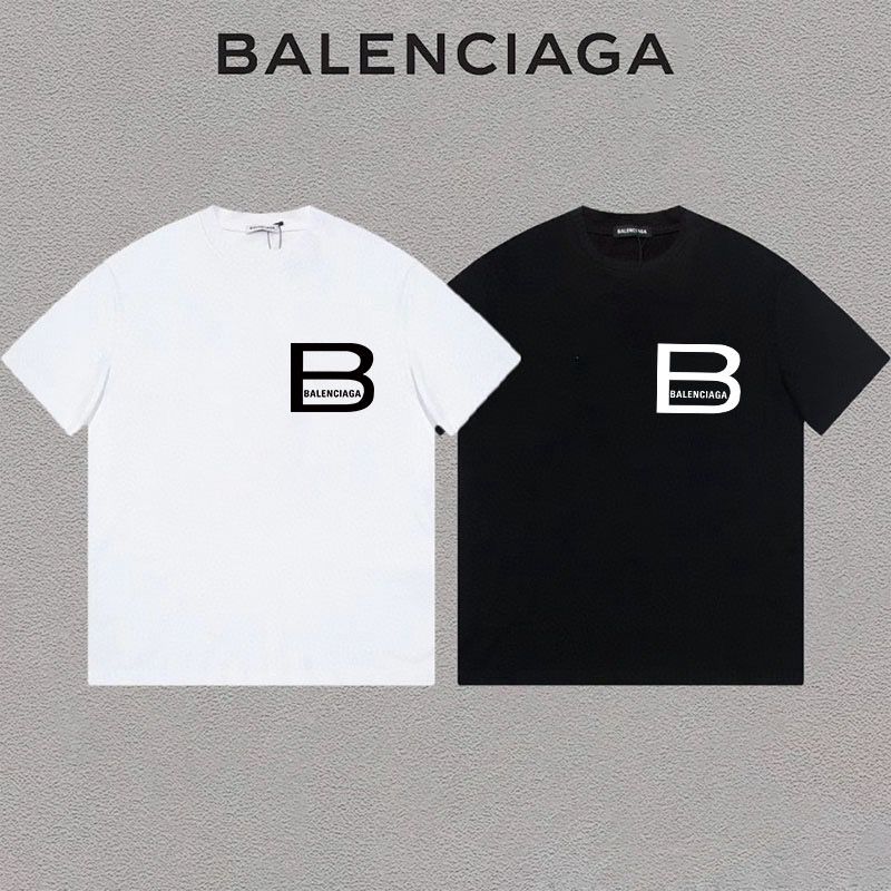 1:1 new B print logo tshirt