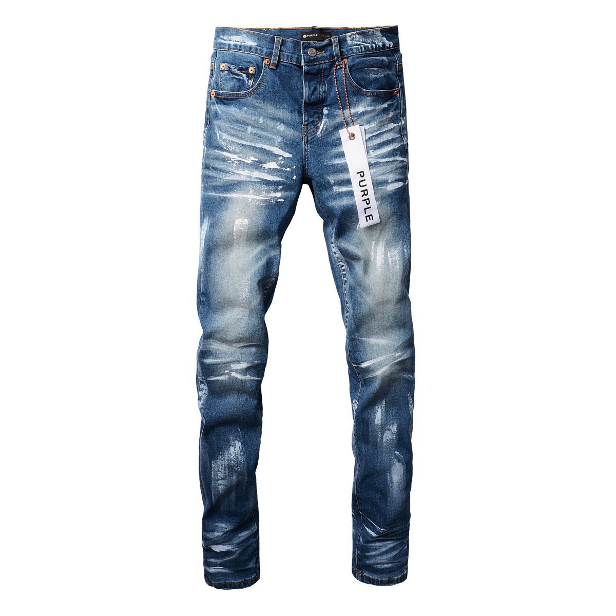 NO.9062 dark blue purple jeans