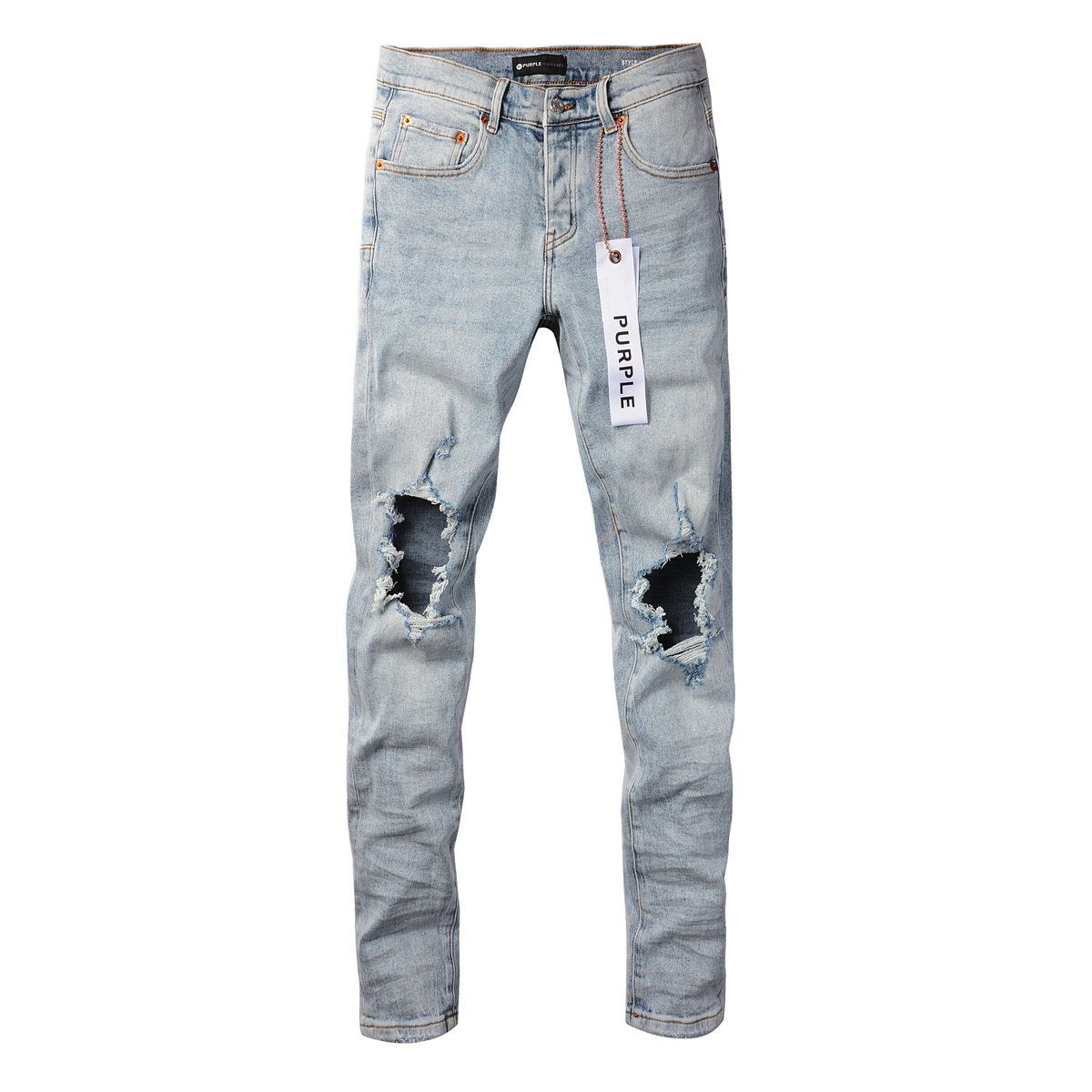 9010 blue ripped fashion jeans