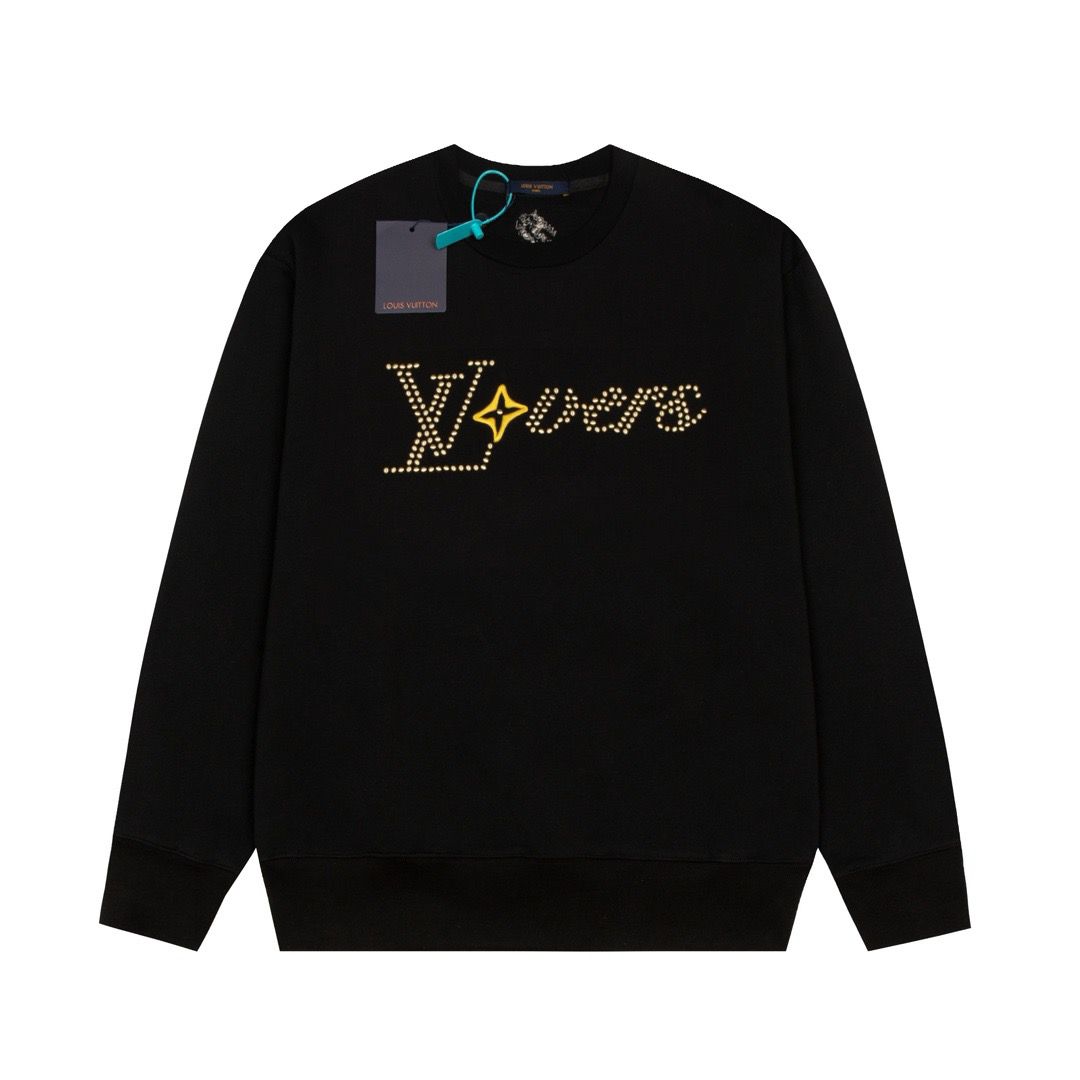 1:1 New black crewneck