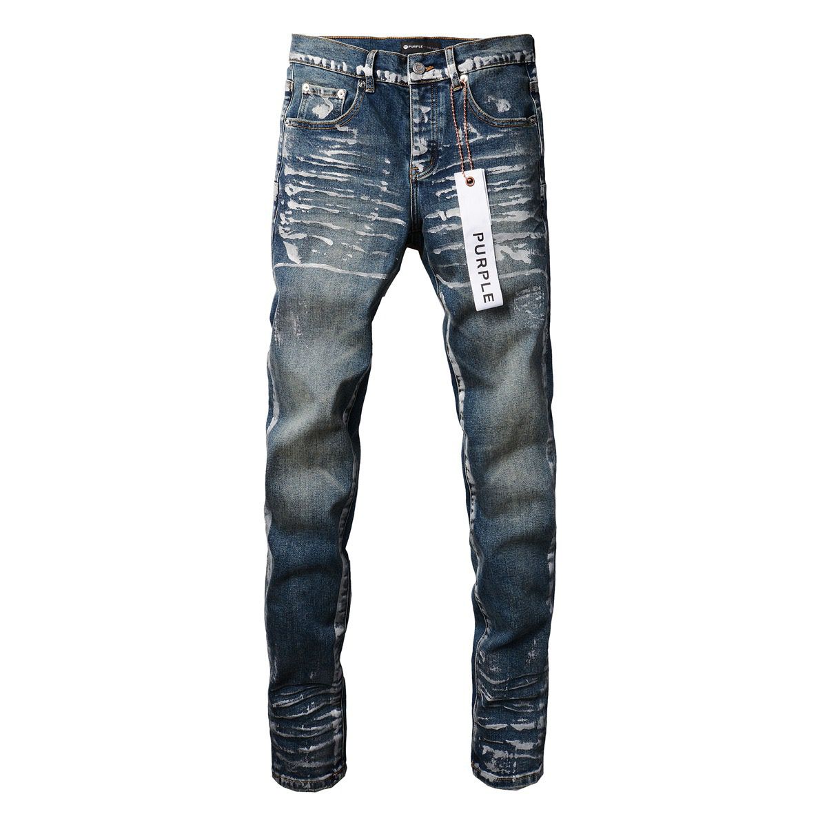 9040 blue with grey painting jeans