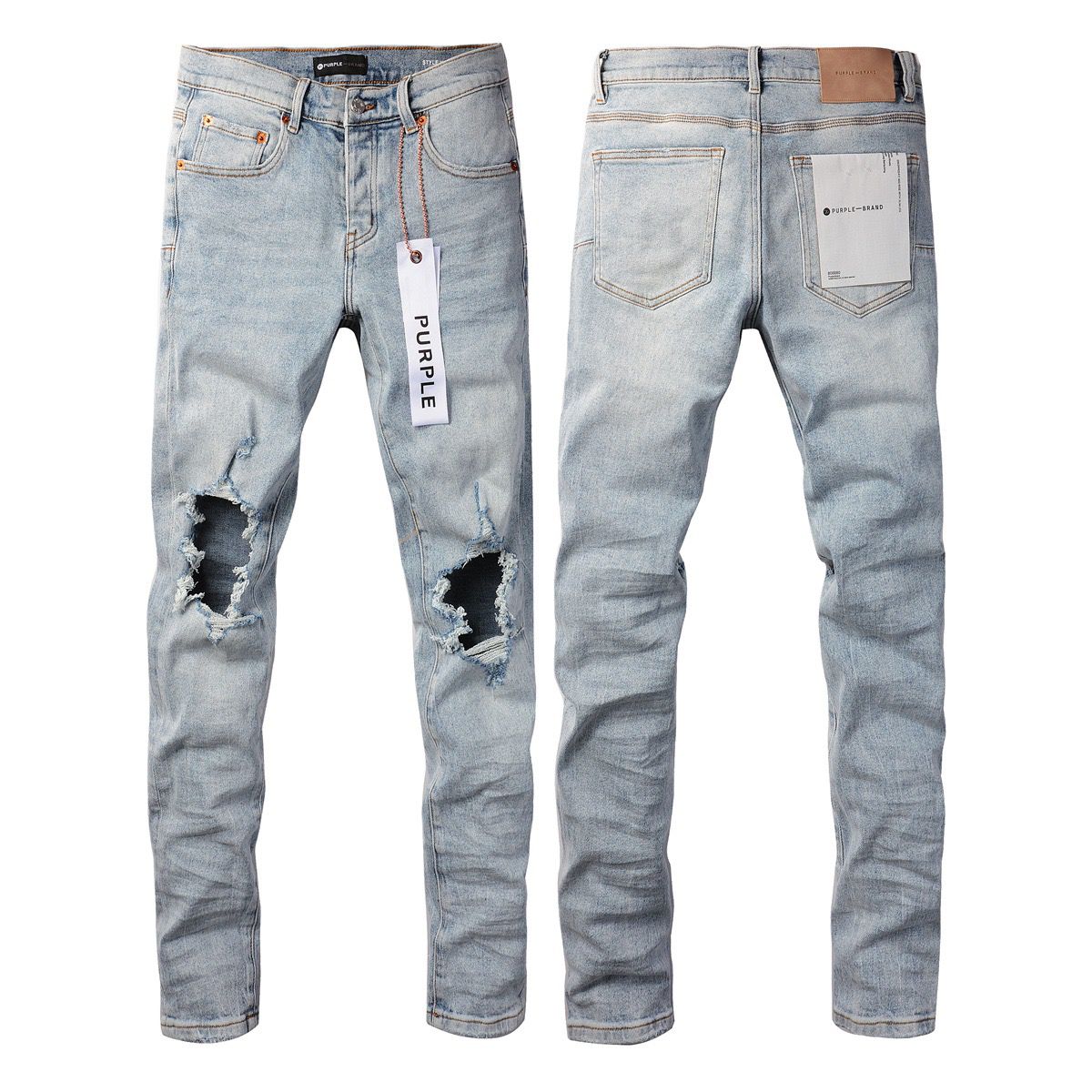 9010 blue ripped fashion jeans
