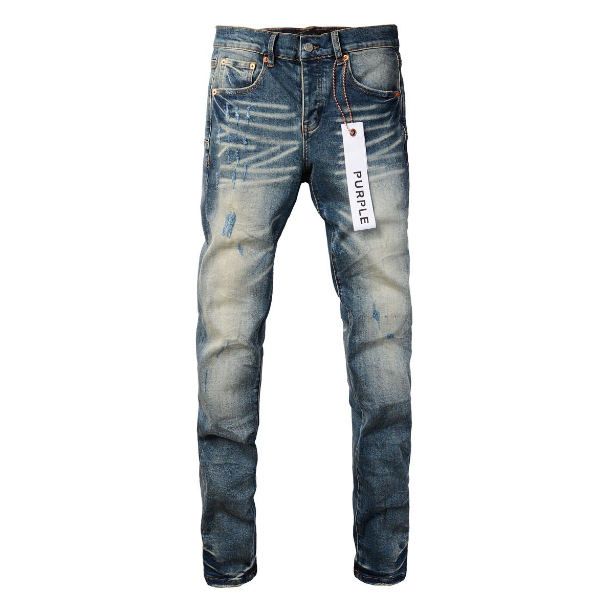 9055 blue simple jeans