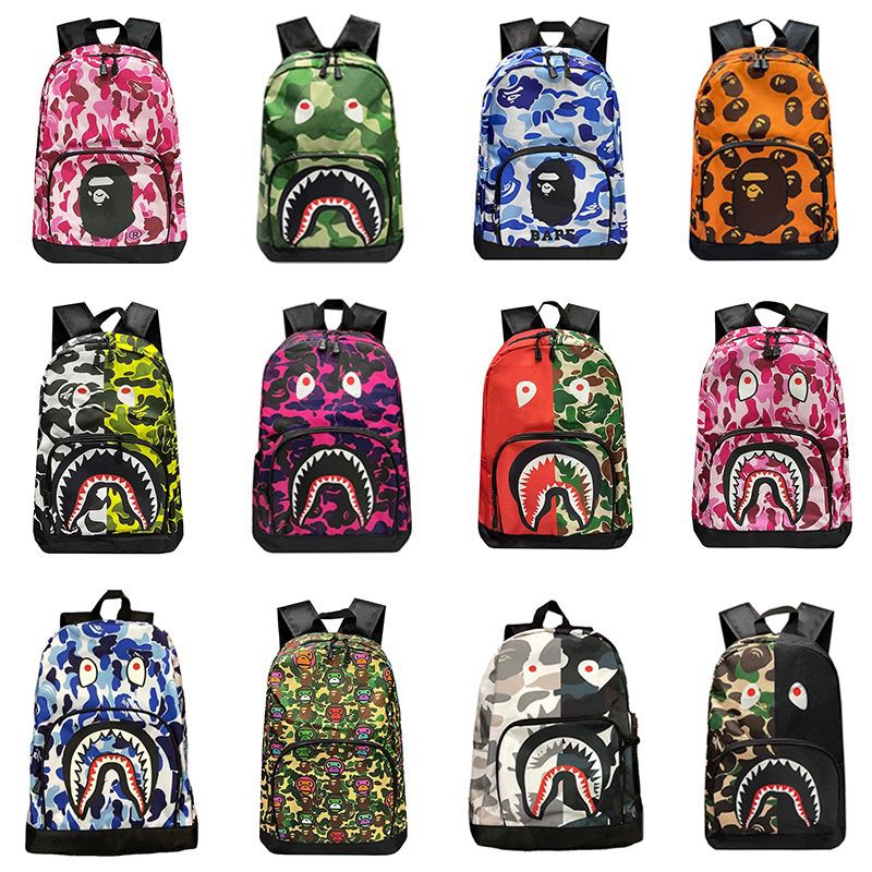 Shark head camo bag