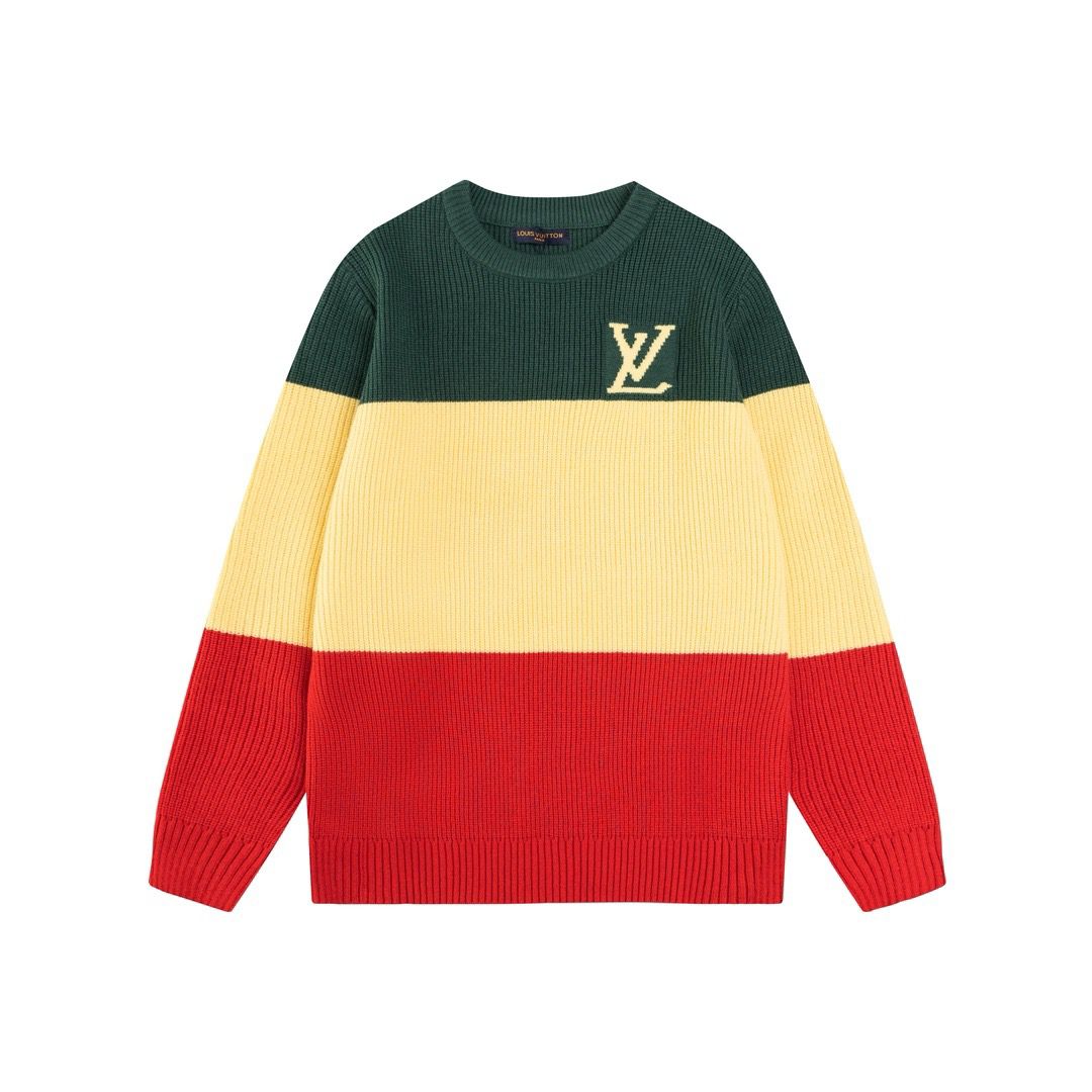 1:1 Top version 3 color combined oversize sweater