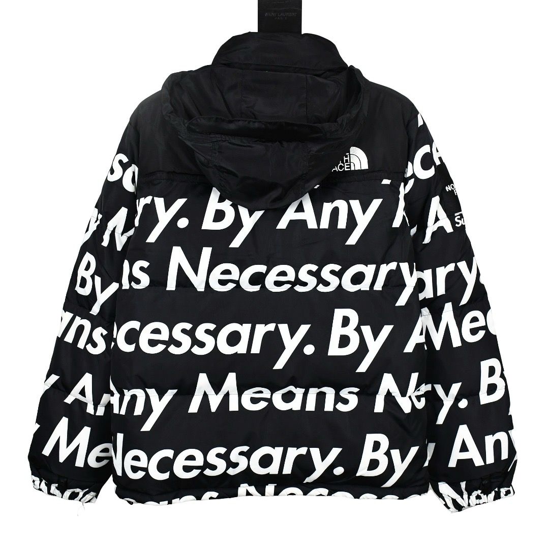 1:1 New sup X  TNF collab down jacket