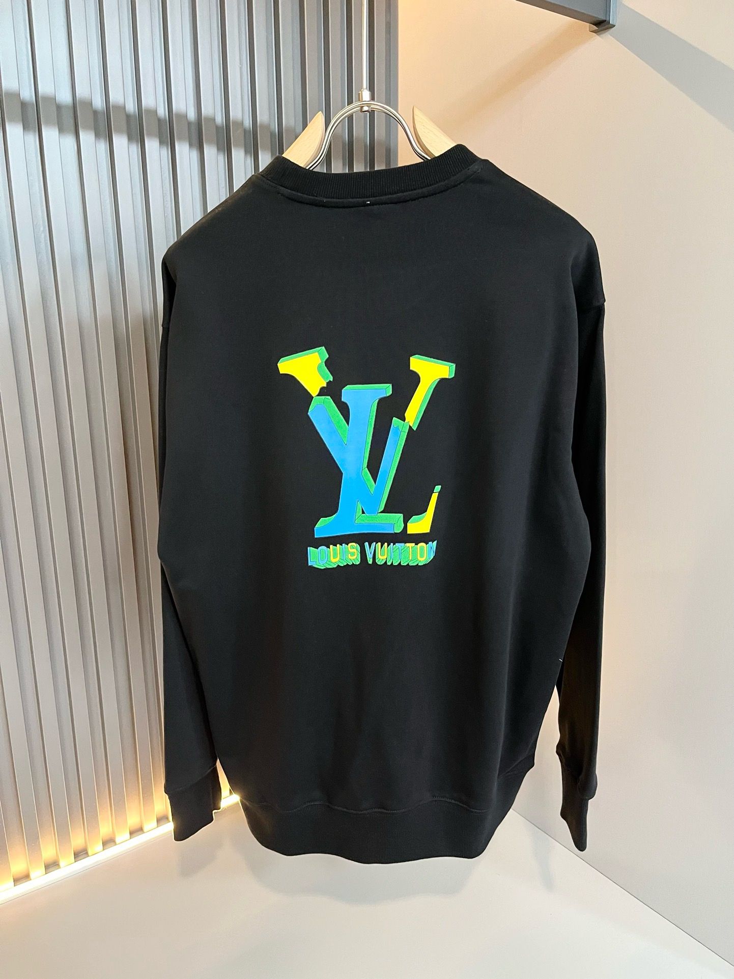 New arrival green print crewneck