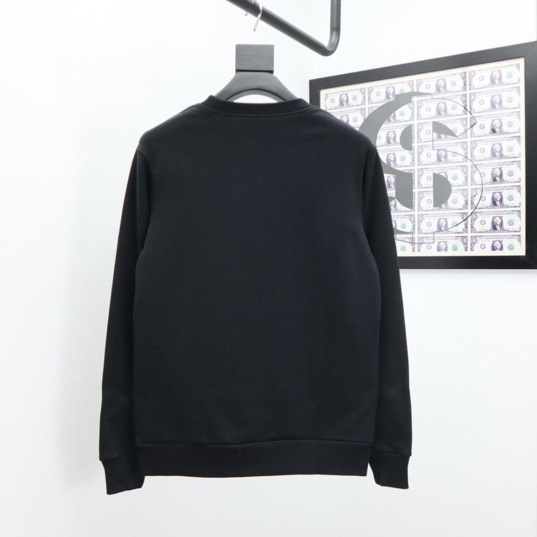 New arrival black white crewneck