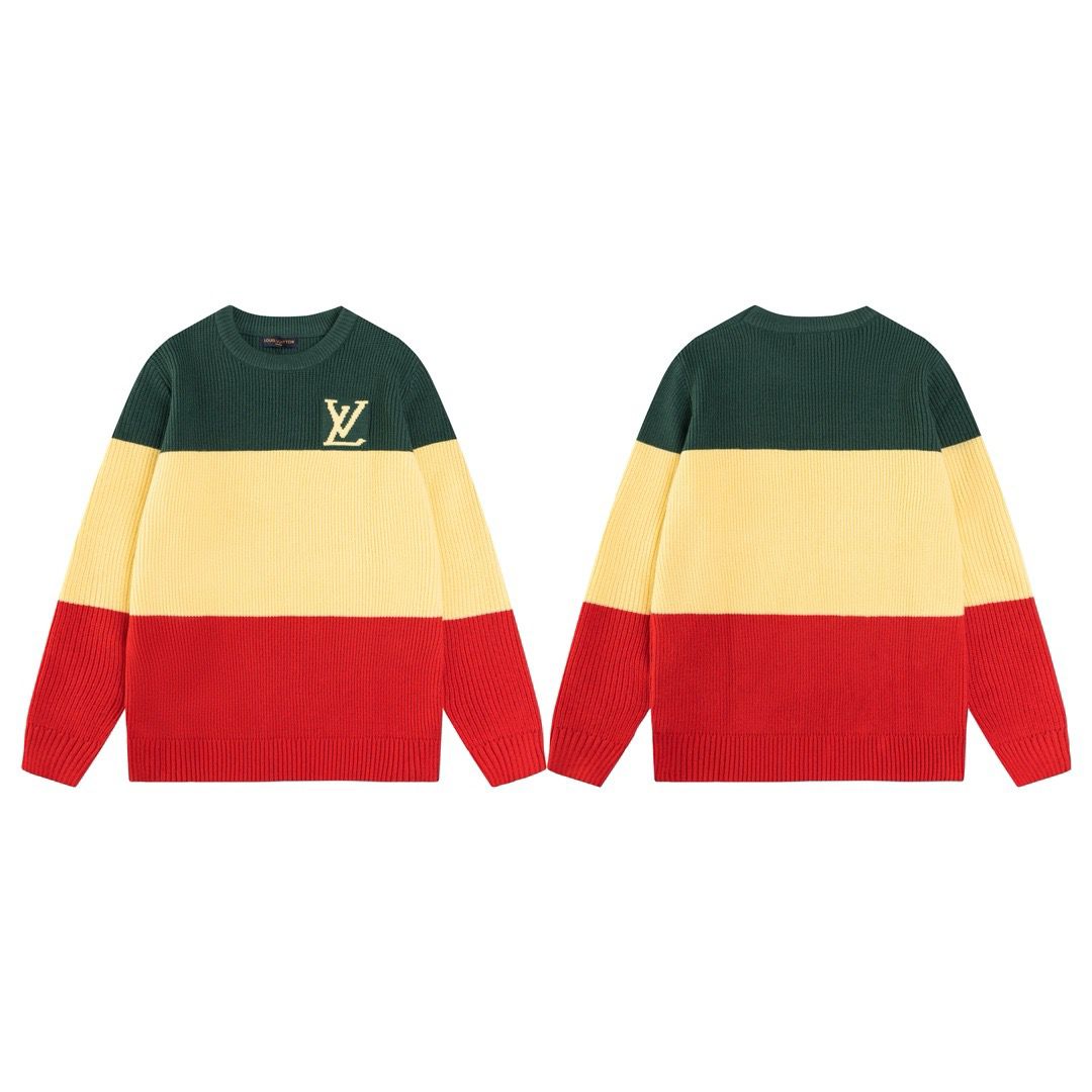 1:1 Top version 3 color combined oversize sweater