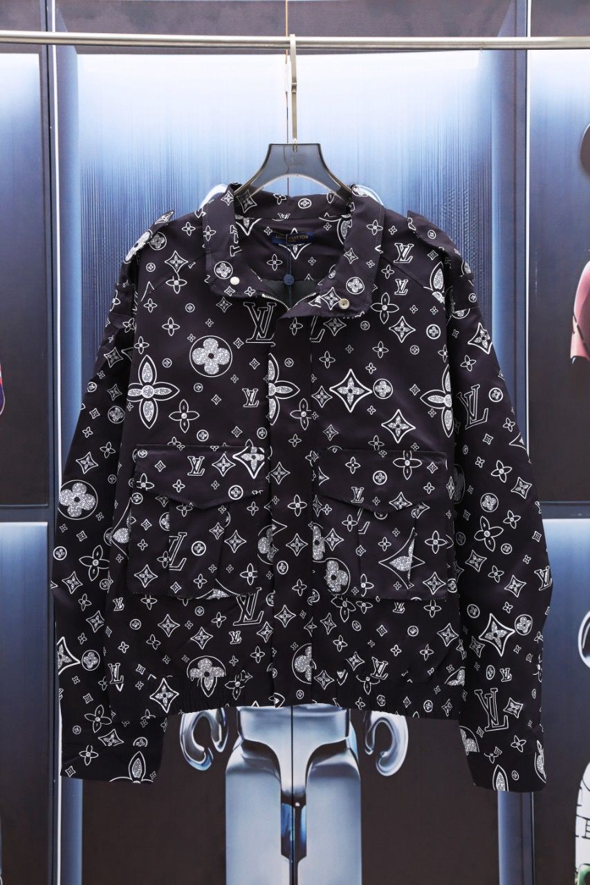 New arrival full logo jacket