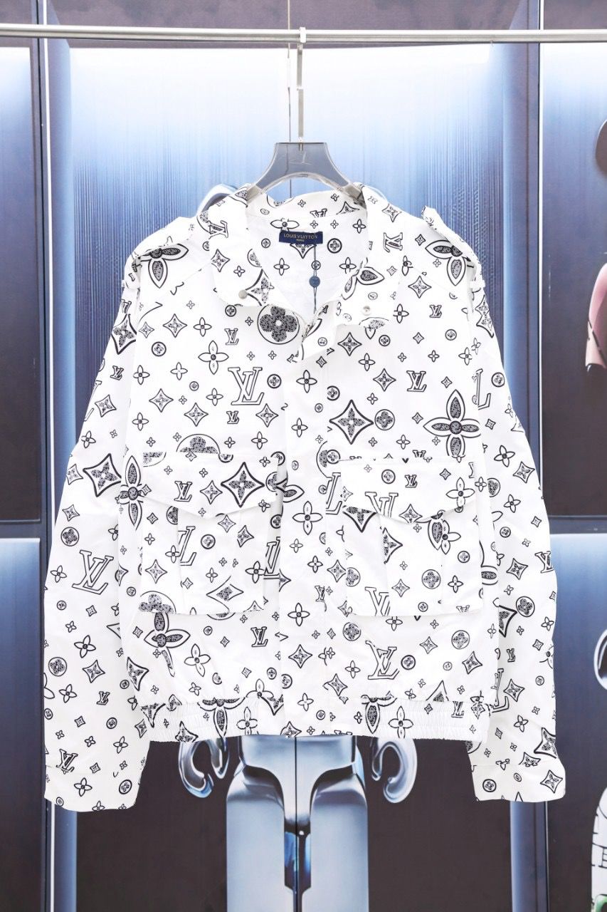 New arrival full logo jacket