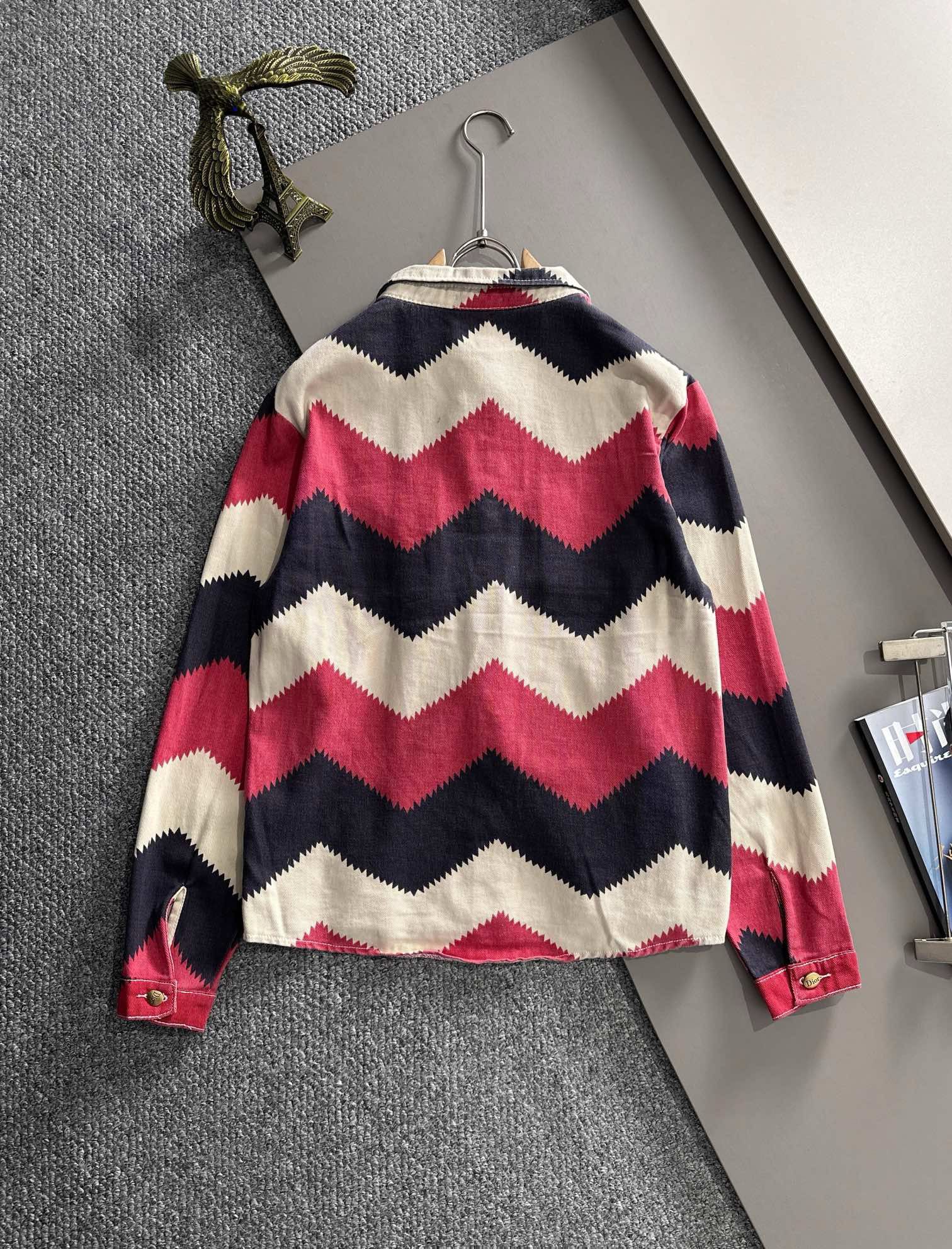 1:1 2025 New colorful denim jacket