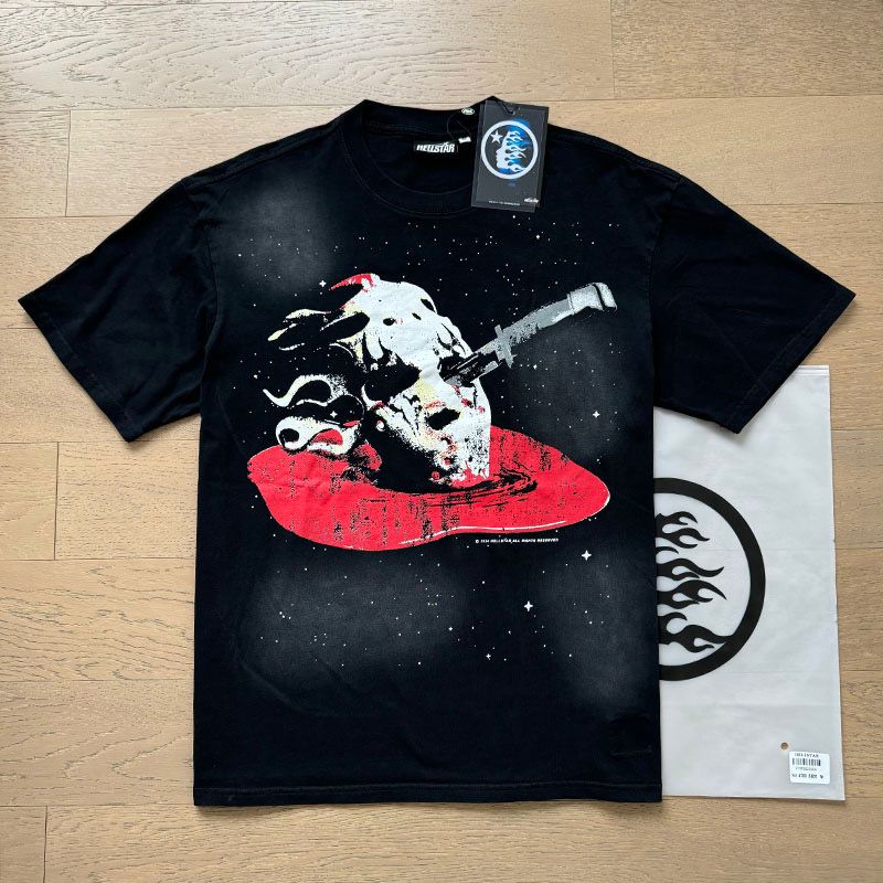 New arrival washing black tshirt
