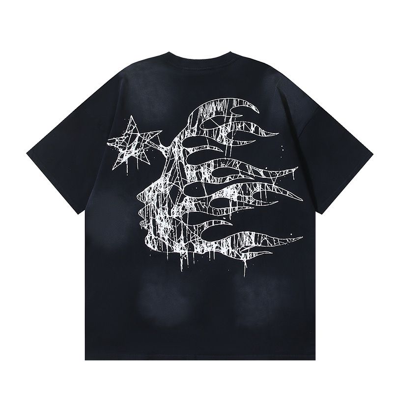 New arrival washing black classic tshirt