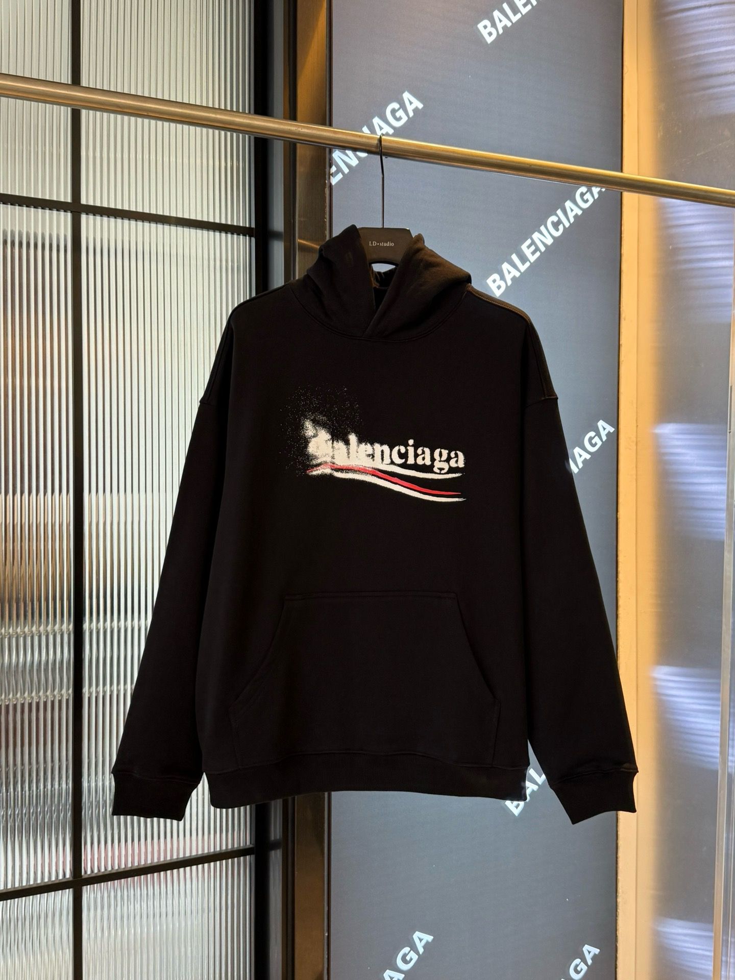 1:1 new black hoodie