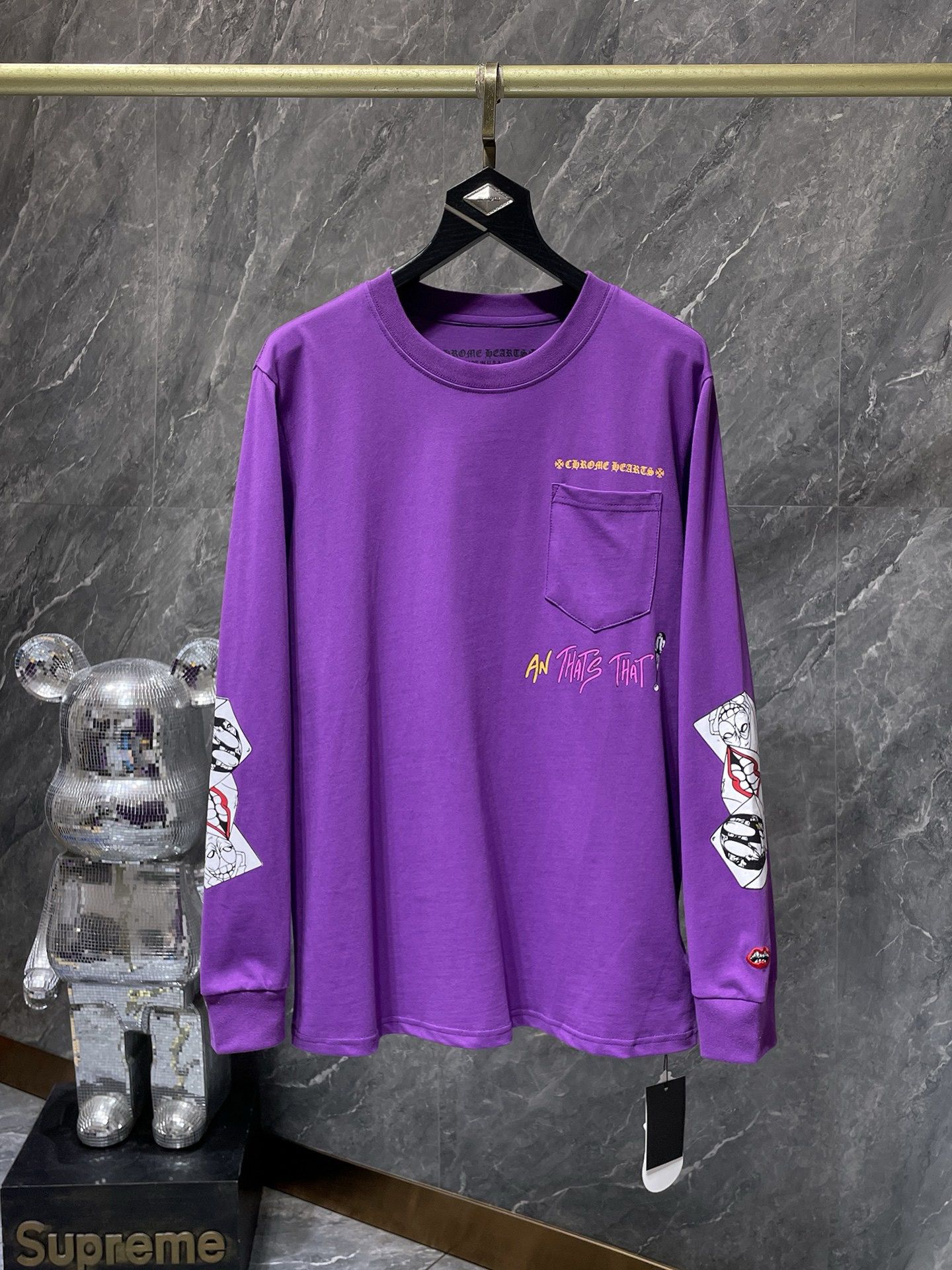 New arrival purple long sleeve