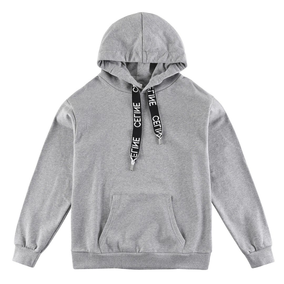 1:1 New basic grey hoodie