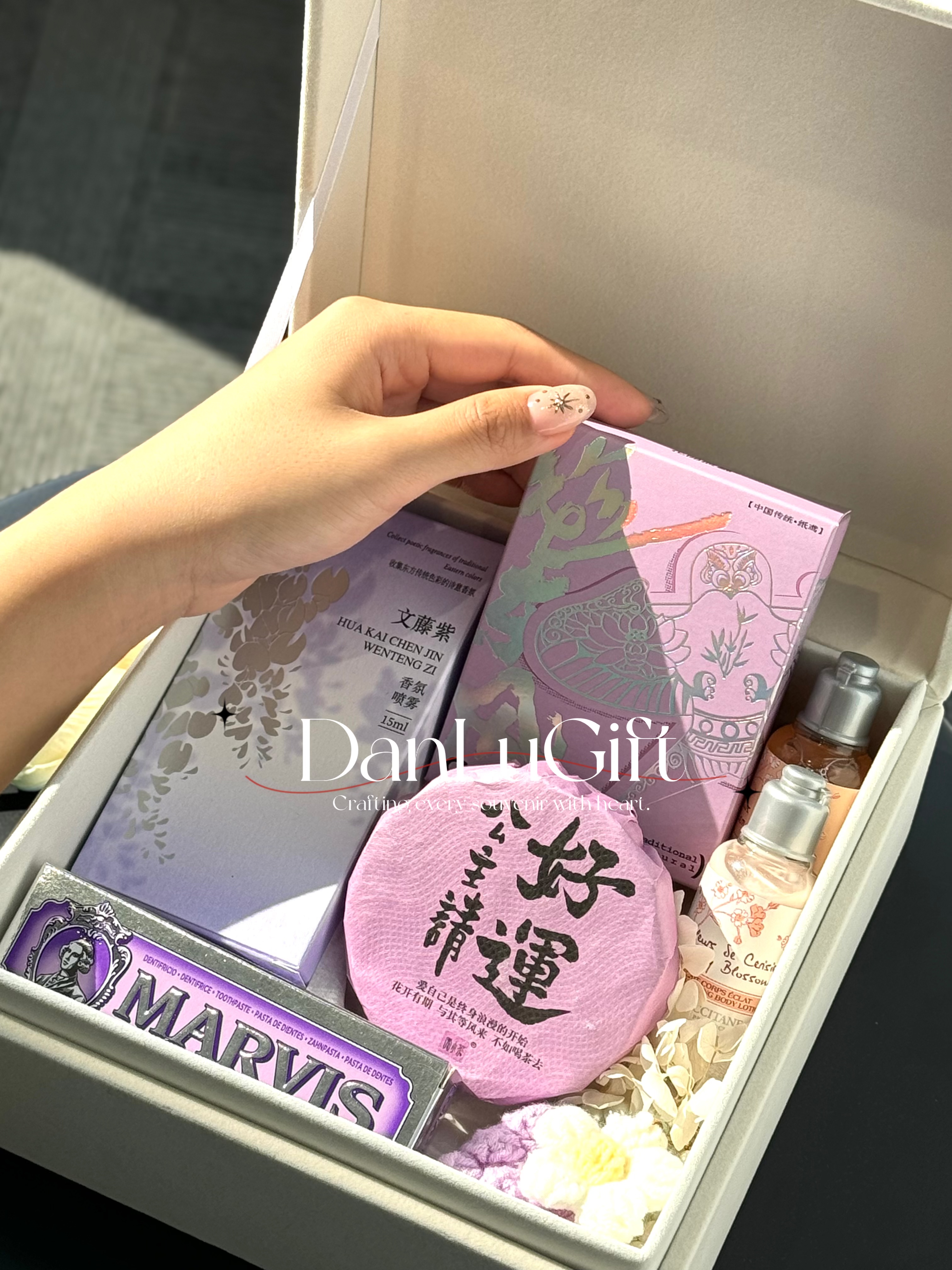 light purple element box set gift