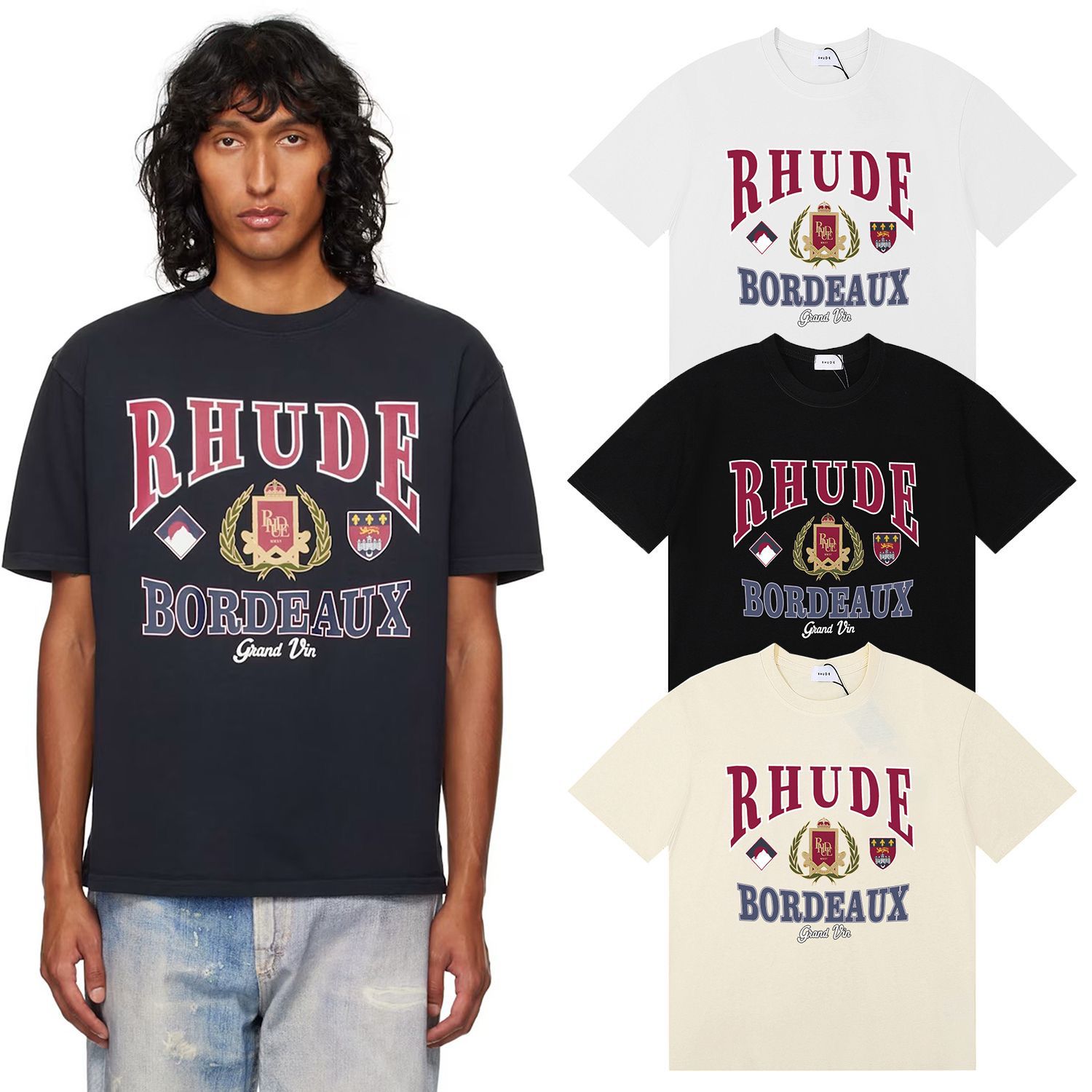 BORDEAUX print tshirt