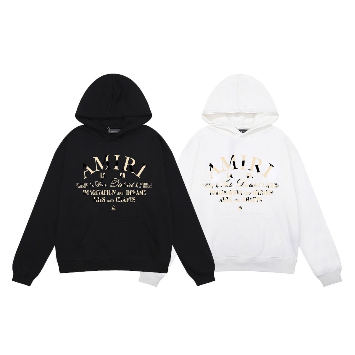Camo letter print hoodie