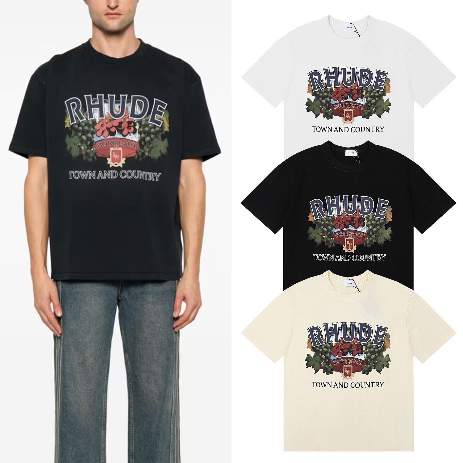 Grape print tshirt