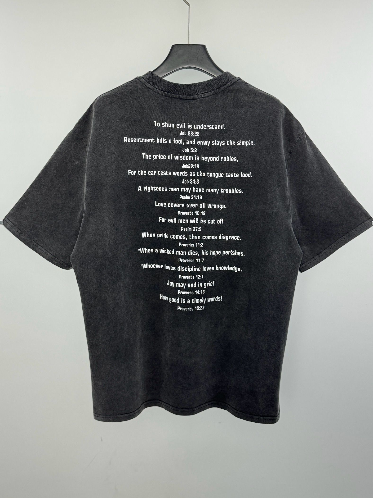 New arrival washing cross grey tshirt