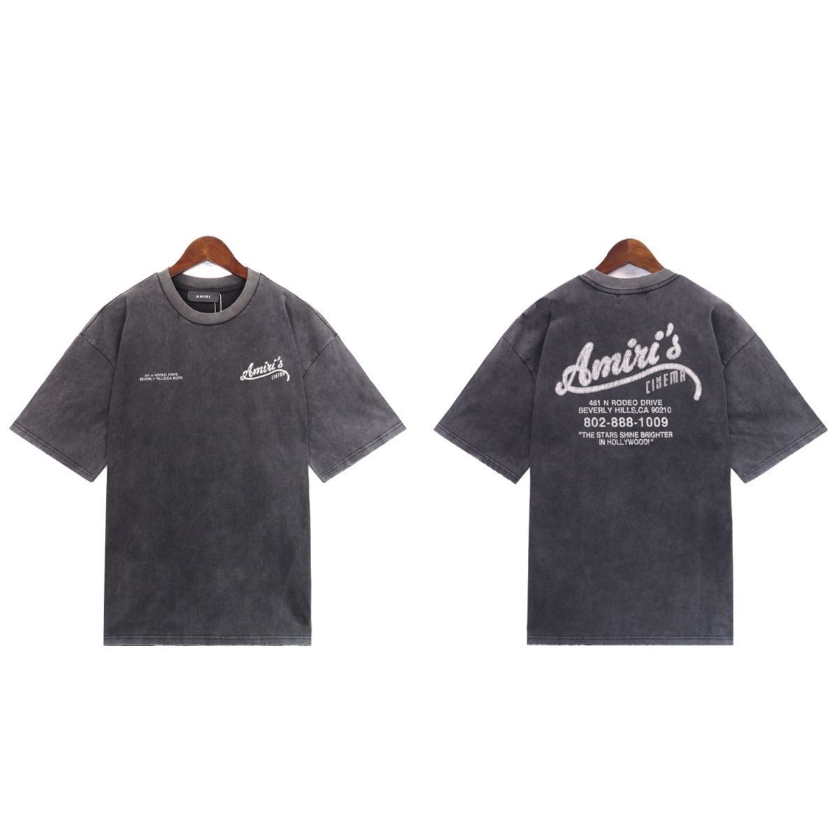 Washing grey simple sthirt