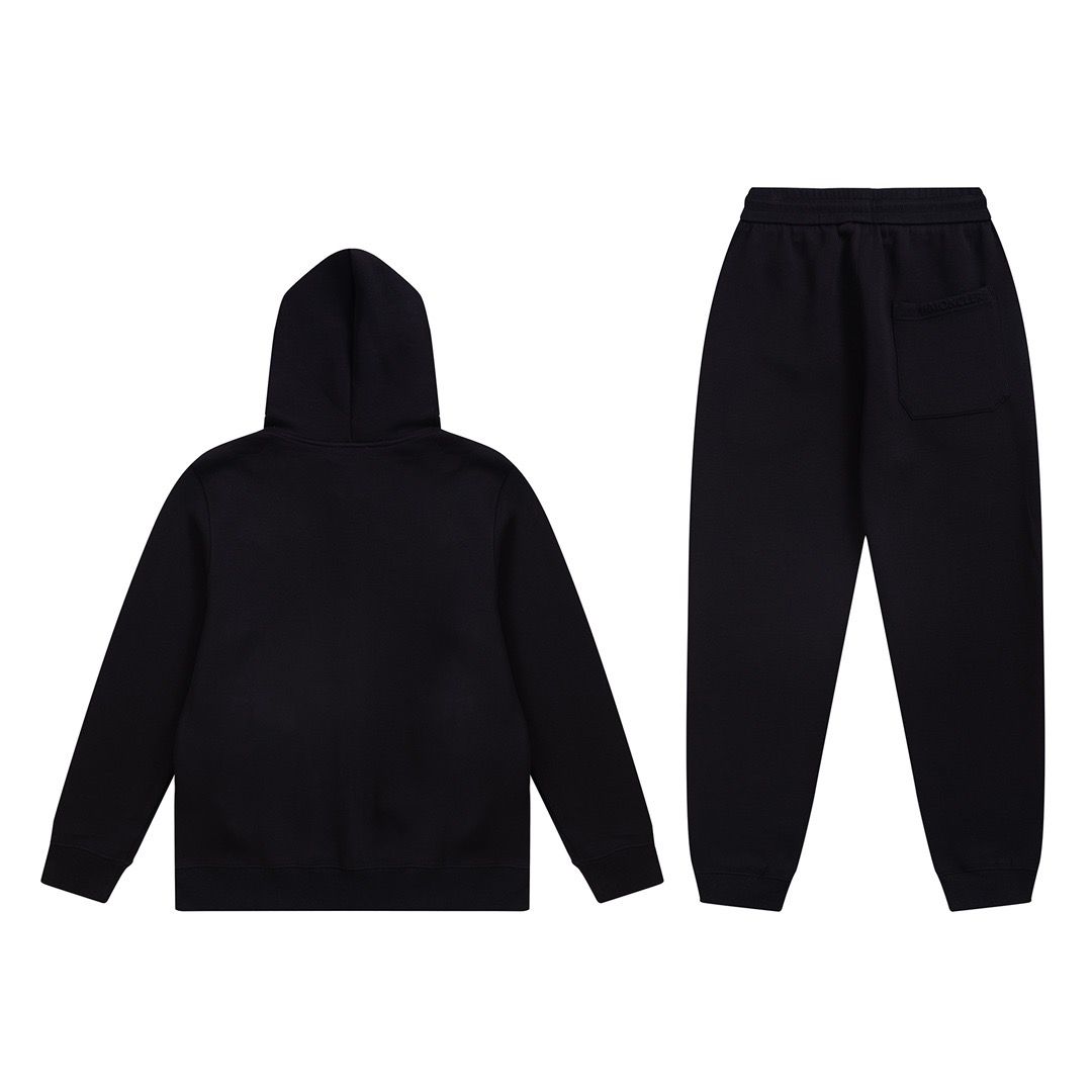 1:1 New arrival all black tracksuit