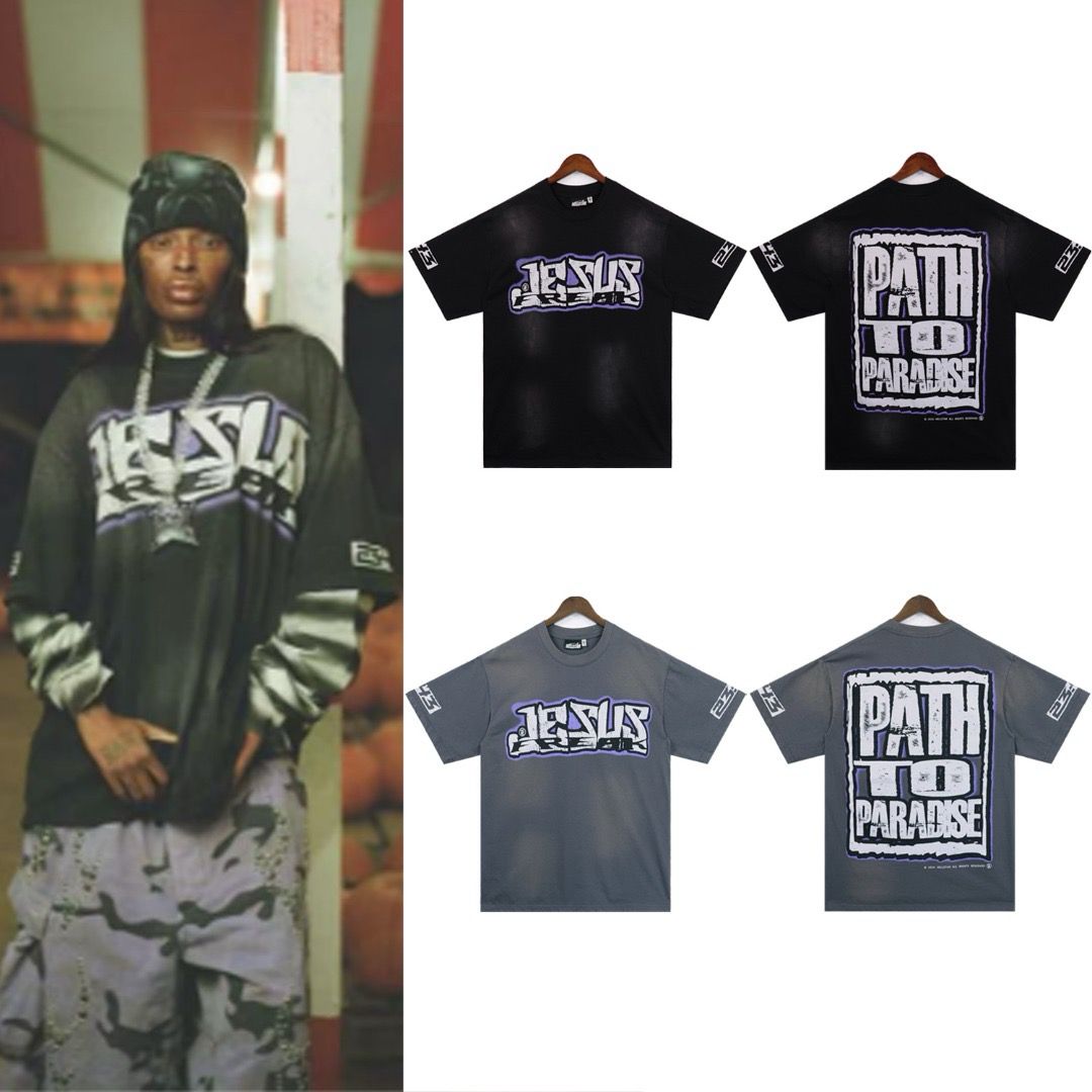 New arrival jesus print tshirt