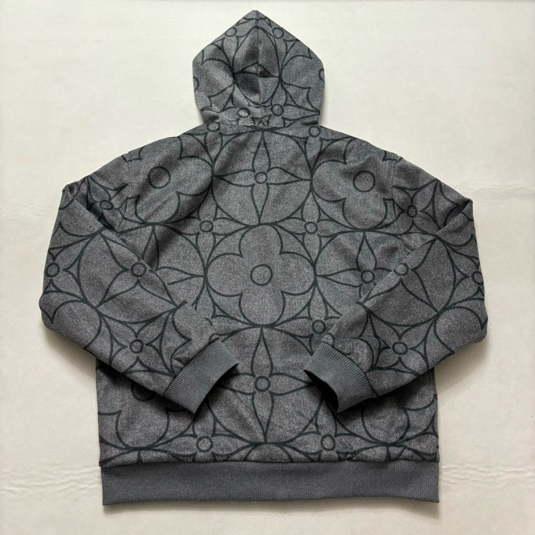 1:1 top new released double size wearing full logo hoodie