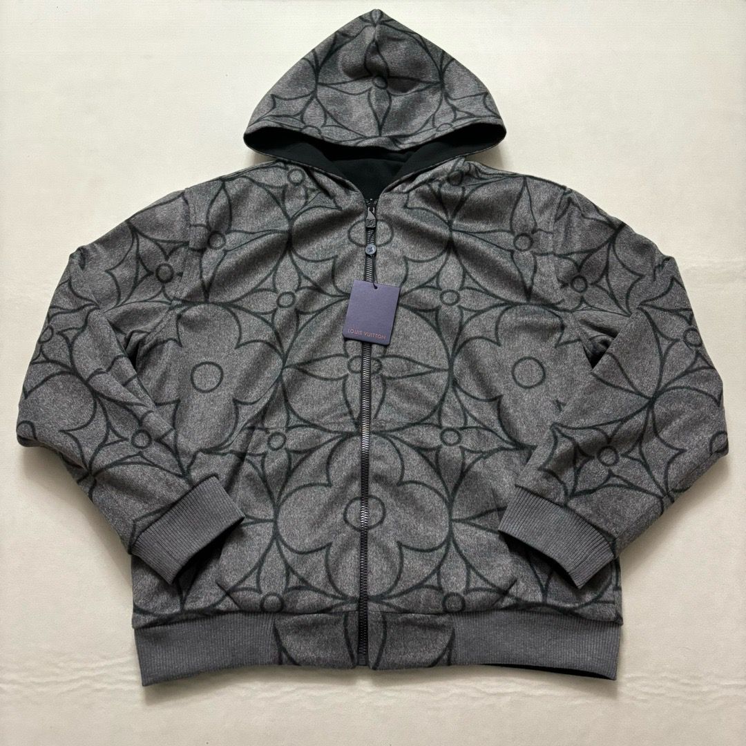 1:1 top new released double size wearing full logo hoodie
